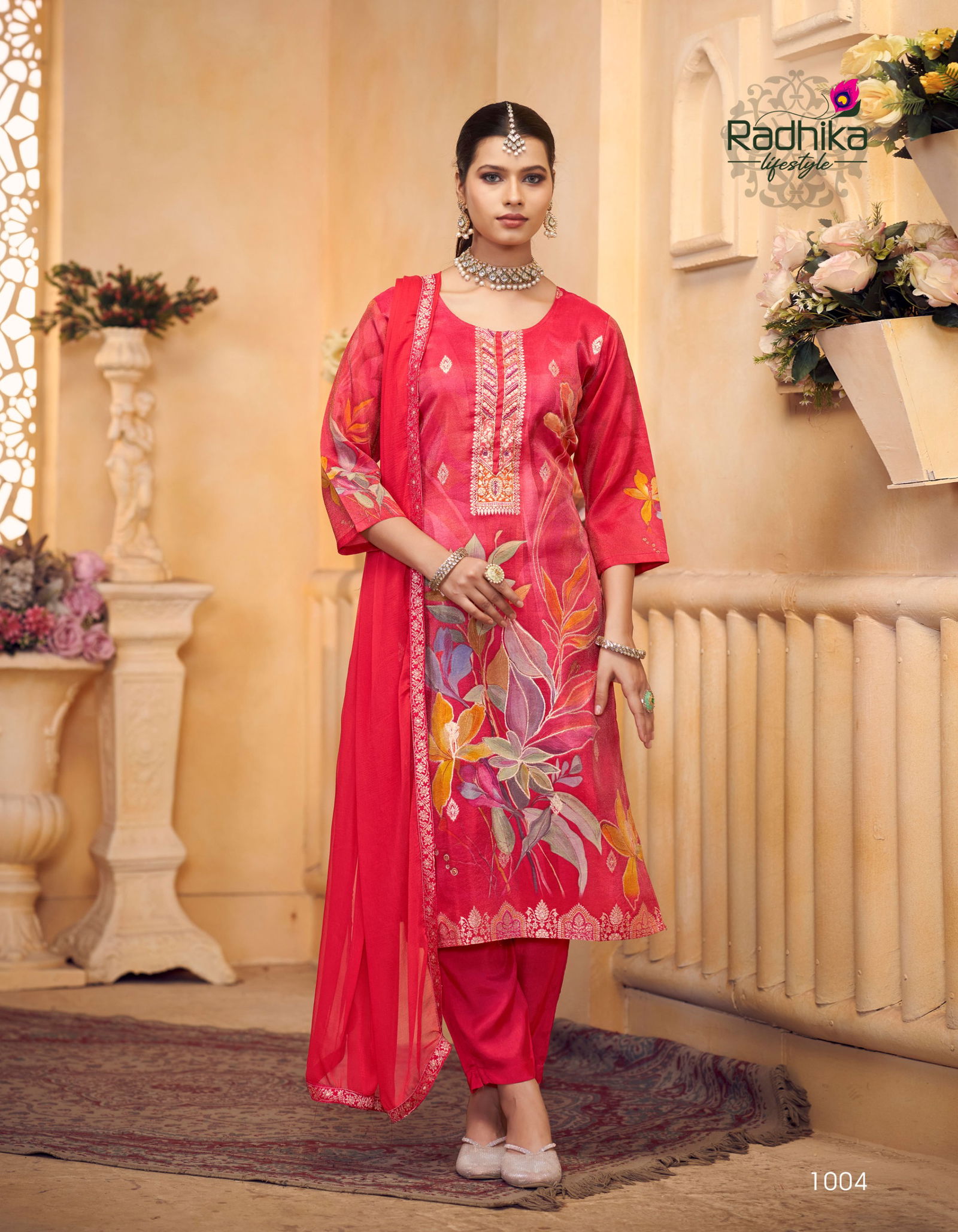 Aanchal Vol 1 By Radhika Printed Kurti With Bottom Dupatta Wholesale In India
